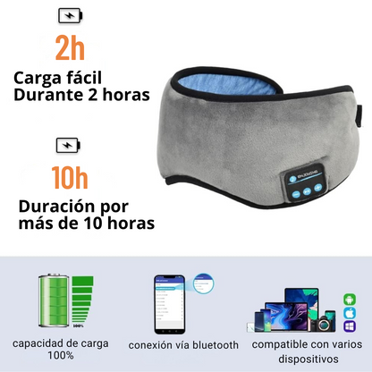 Mascara para dormir con auriculares